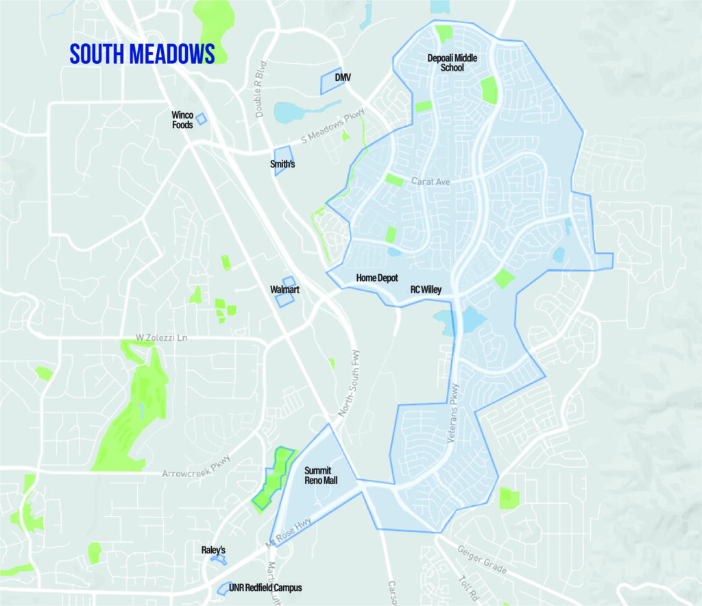 South Meadows FlexRIDE Service Area