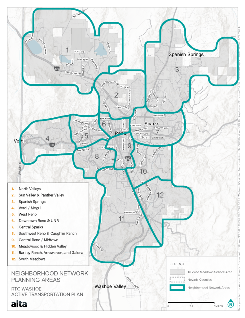 Area Map for planned areas
