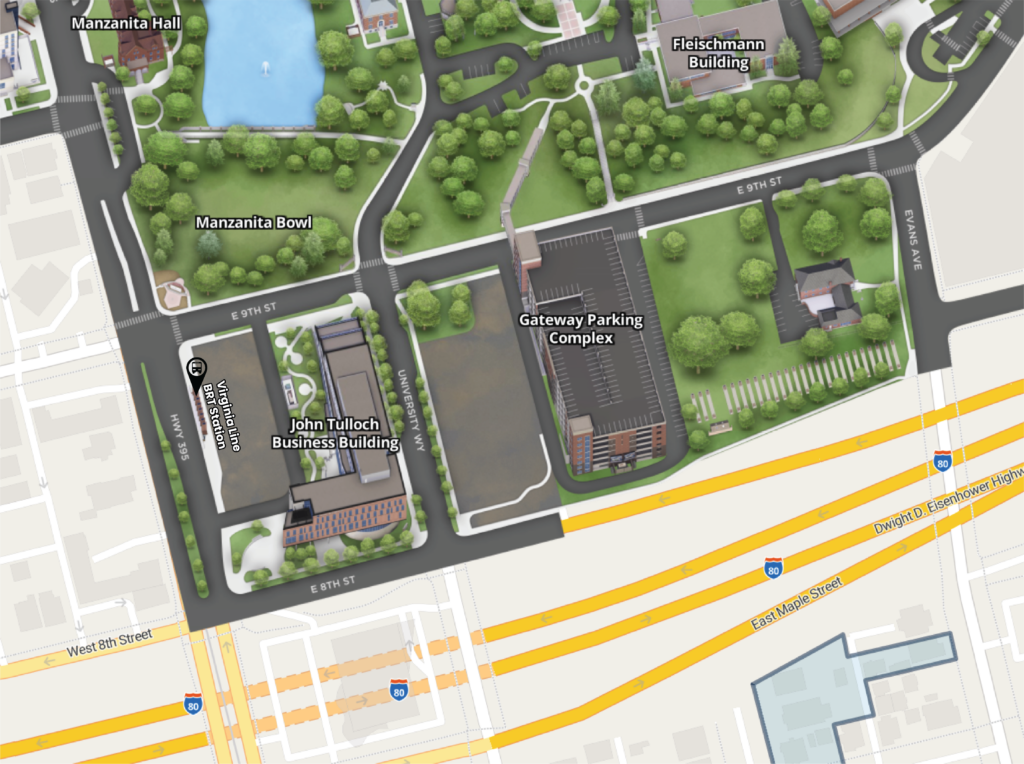 UNR Map of buildings