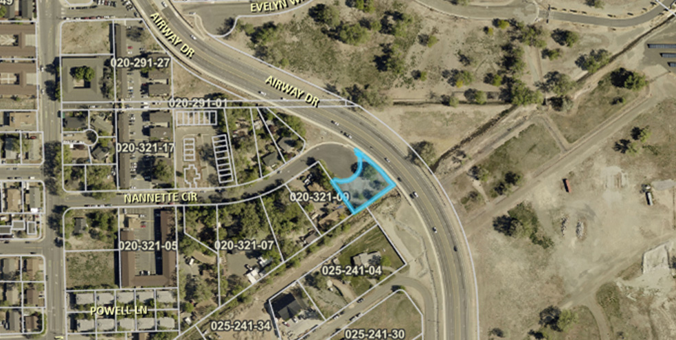 Parcel map of the section of land for sale